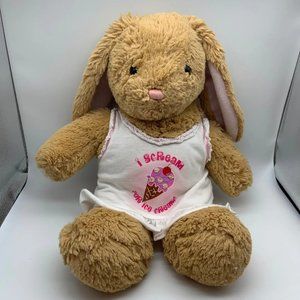 Build-A-Bear Retired Spring Bunny 'I Scream For Ice Cream' 14" Plush